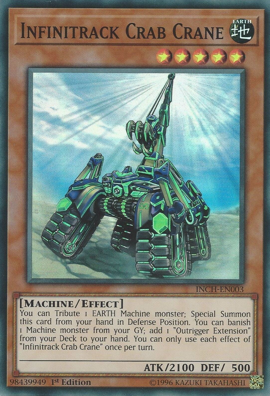 Infinitrack Crab Crane [INCH-EN003] Super Rare | Odin's Place