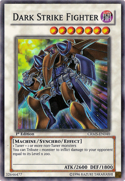 Dark Strike Fighter [CRMS-EN040] Super Rare | Odin's Place