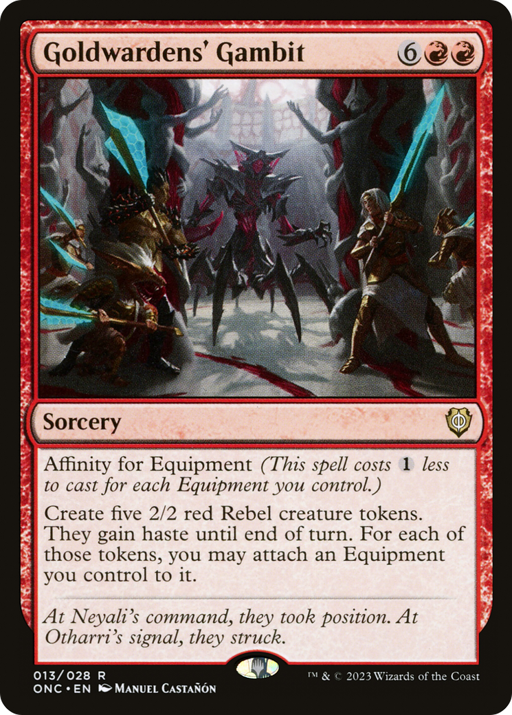 Goldwardens' Gambit [Phyrexia: All Will Be One Commander] | Odin's Place