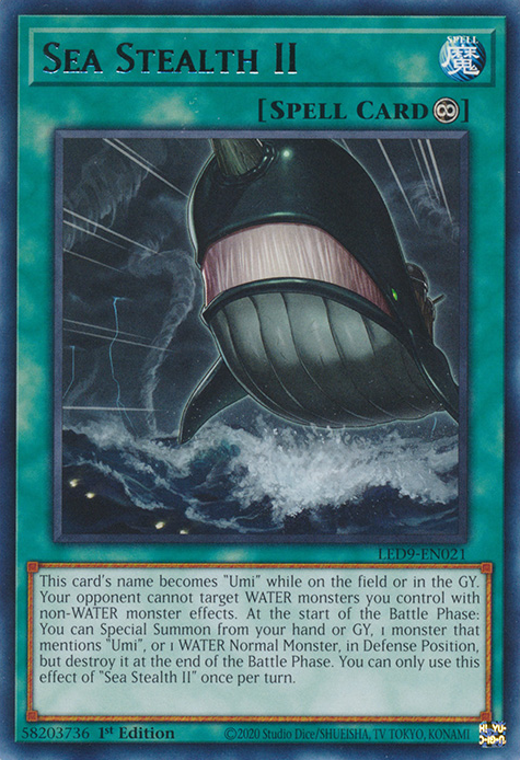 Sea Stealth II [LED9-EN021] Rare | Odin's Place