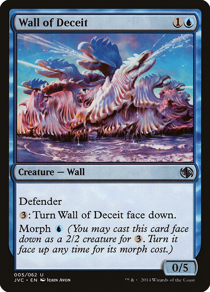 Wall of Deceit (5) [Duel Decks Anthology] | Odin's Place