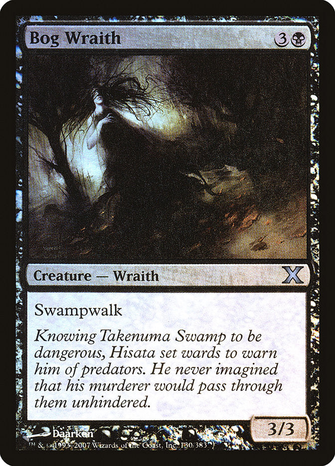 Bog Wraith (Premium Foil) [Tenth Edition] | Odin's Place