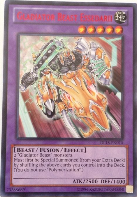 Gladiator Beast Essedarii (Red) [DL18-EN010] Rare | Odin's Place