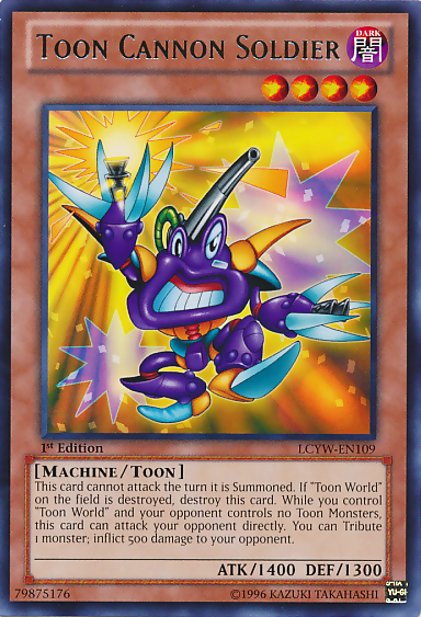 Toon Cannon Soldier [LCYW-EN109] Rare | Odin's Place