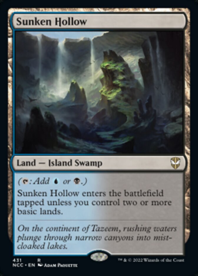 Sunken Hollow [Streets of New Capenna Commander] | Odin's Place