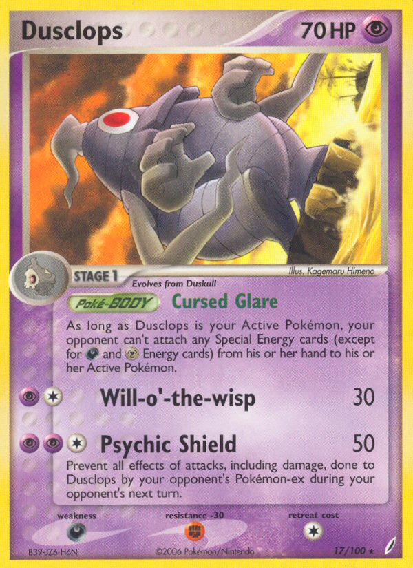 Dusclops (17/100) [EX: Crystal Guardians] | Odin's Place