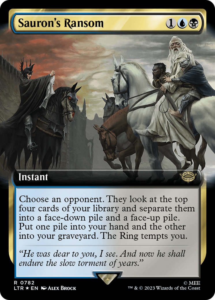 Sauron's Ransom (Extended Art) (Surge Foil) [The Lord of the Rings: Tales of Middle-Earth] | Odin's Place