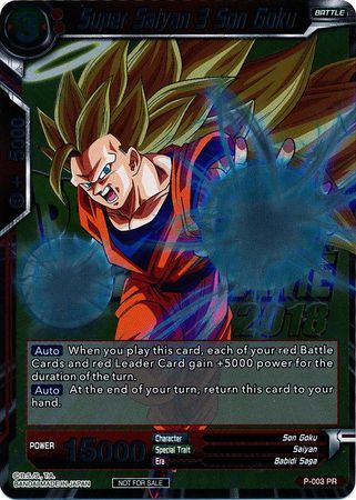 Super Saiyan 3 Son Goku (Metallic Foil) (Event Pack 2018) (P-003) [Promotion Cards] | Odin's Place