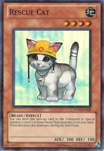 Rescue Cat [TU03-EN002] Super Rare | Odin's Place