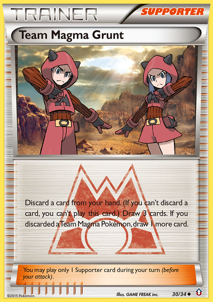 Team Magma Grunt (30/34) [XY: Double Crisis] | Odin's Place