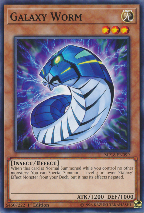 Galaxy Worm [MP18-EN099] Common | Odin's Place