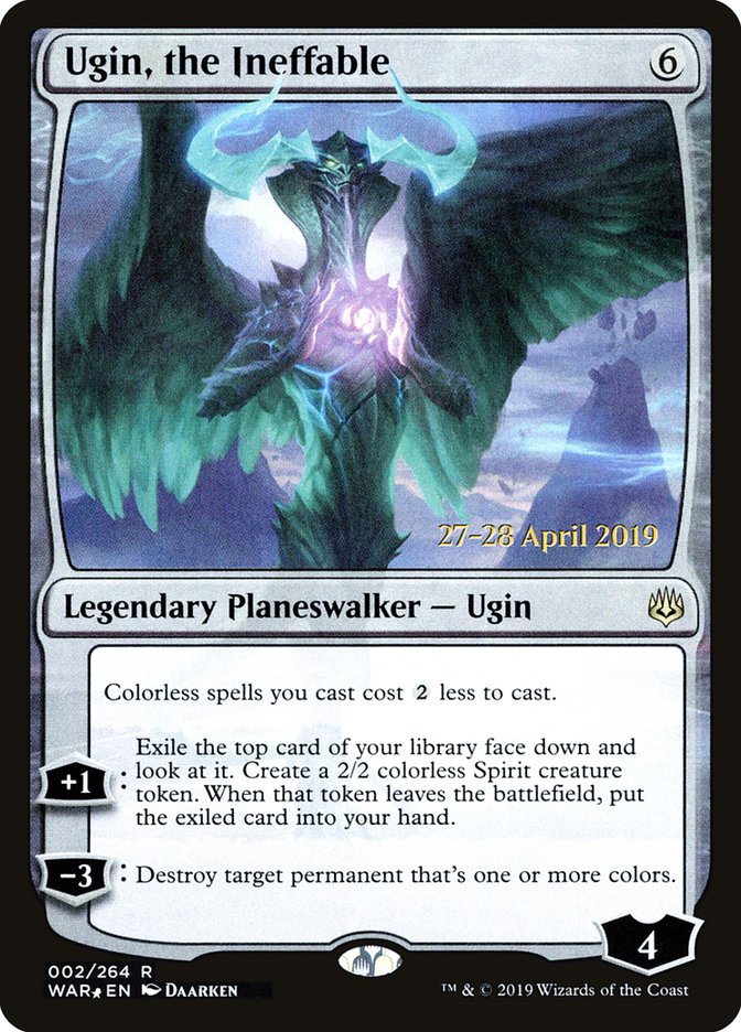 Ugin, the Ineffable (2) [War of the Spark Prerelease Promos] | Odin's Place