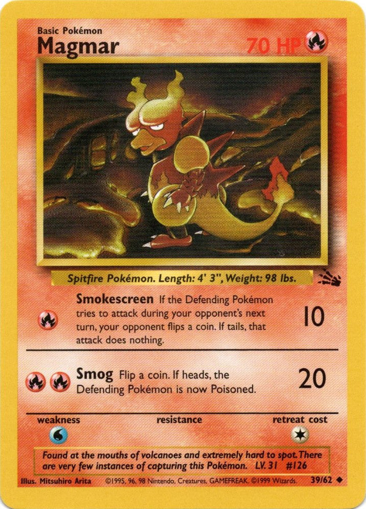 Magmar (39/62) [Fossil Unlimited] | Odin's Place