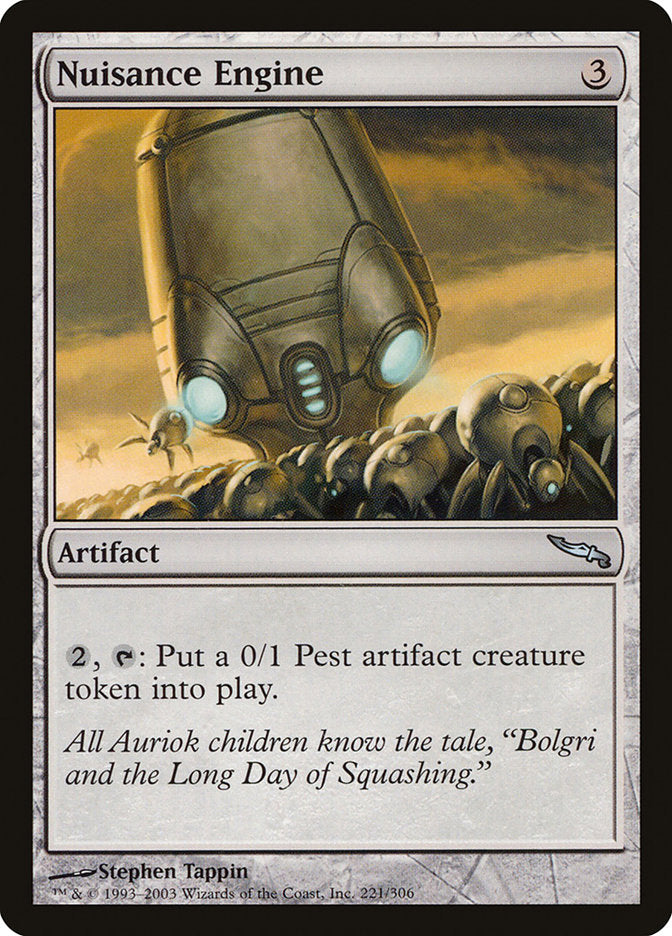 Nuisance Engine (221) [Mirrodin] | Odin's Place