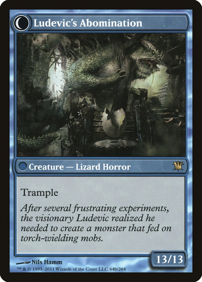 Ludevic's Test Subject // Ludevic's Abomination [Innistrad] | Odin's Place