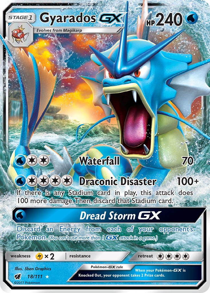 Gyarados GX (18/111) [Sun & Moon: Crimson Invasion] | Odin's Place