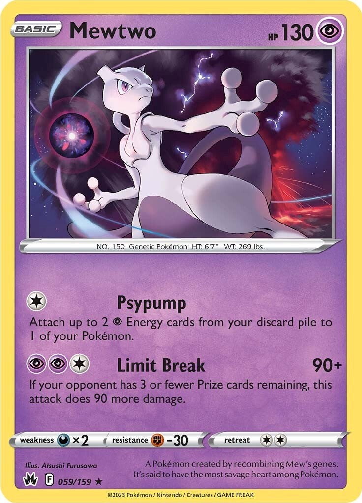 Mewtwo (059/159) [Sword & Shield: Crown Zenith] | Odin's Place