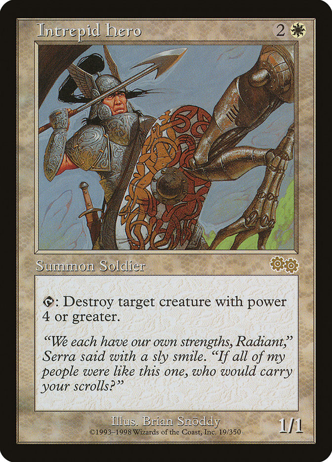 Intrepid Hero (19) [Urza's Saga] | Odin's Place