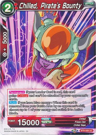 Chilled, Pirate's Bounty (BT9-009) [Universal Onslaught] | Odin's Place