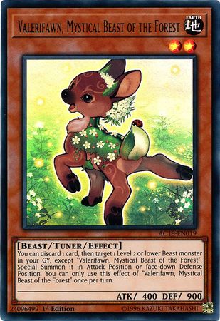 Valerifawn, Mystical Beast of the Forest [AC18-EN019] Ultra Rare | Odin's Place