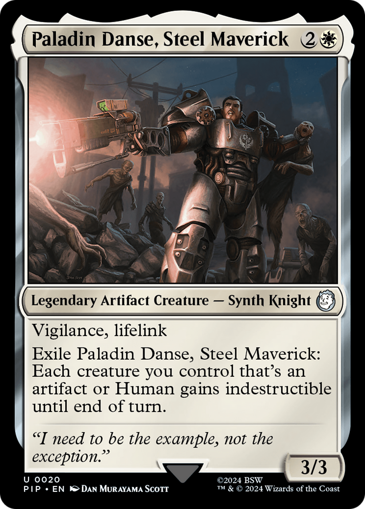 Paladin Danse, Steel Maverick [Fallout] | Odin's Place