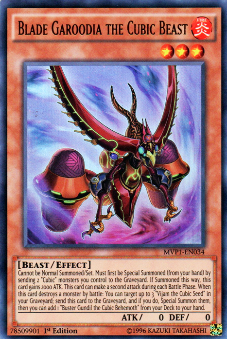 Blade Garoodia the Cubic Beast [MVP1-EN034] Ultra Rare | Odin's Place
