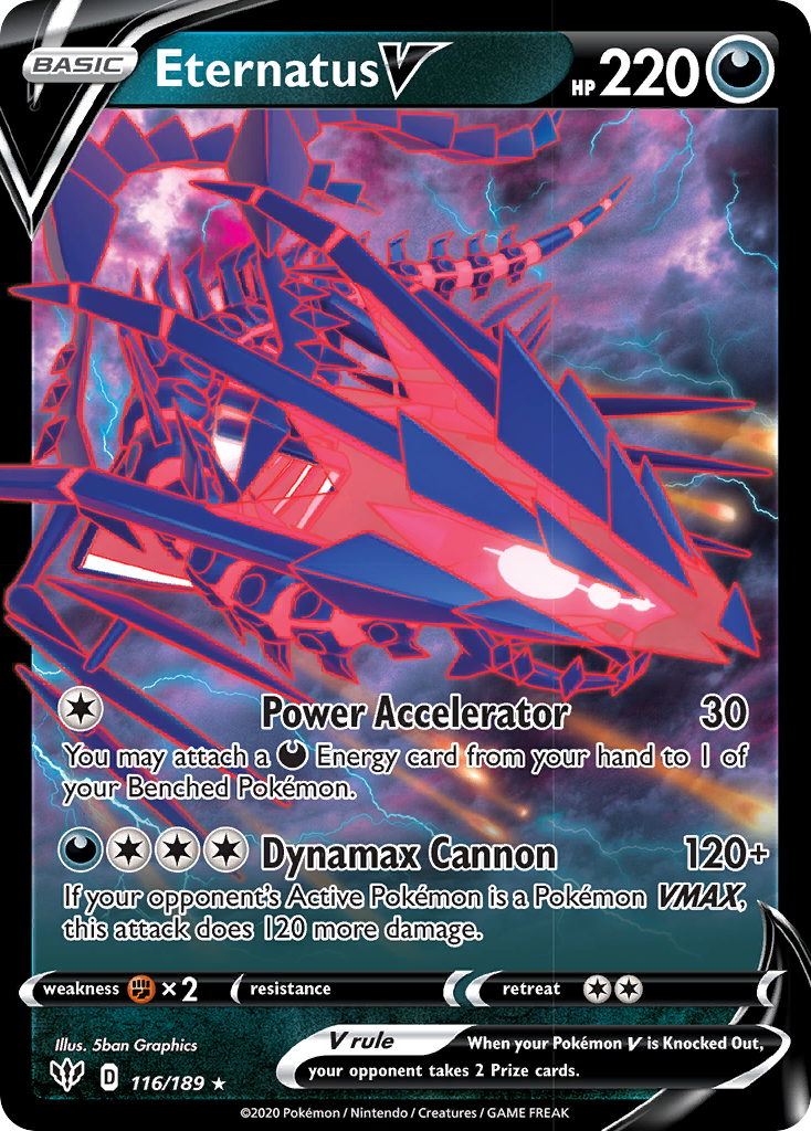 Eternatus V (116/189) [Sword & Shield: Darkness Ablaze] | Odin's Place