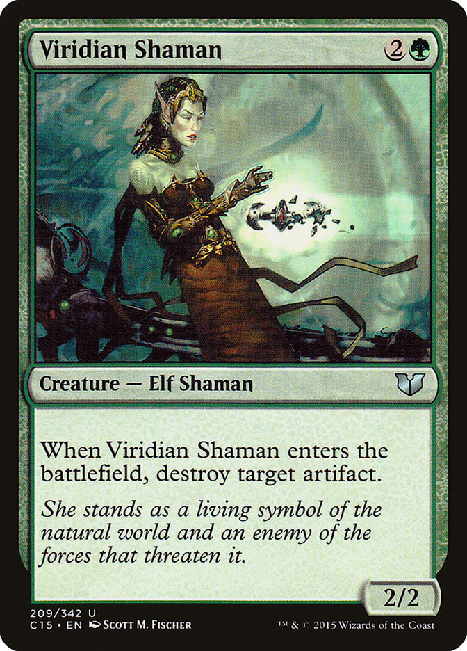Viridian Shaman (209) [Commander 2015] | Odin's Place