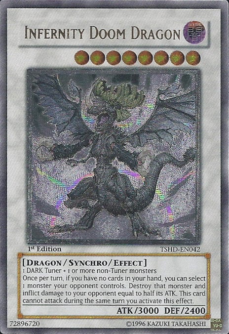 Infernity Doom Dragon [TSHD-EN042] Ultimate Rare | Odin's Place