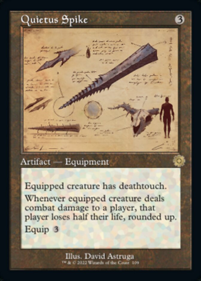 Quietus Spike (Retro Schematic) [The Brothers' War Retro Artifacts] | Odin's Place