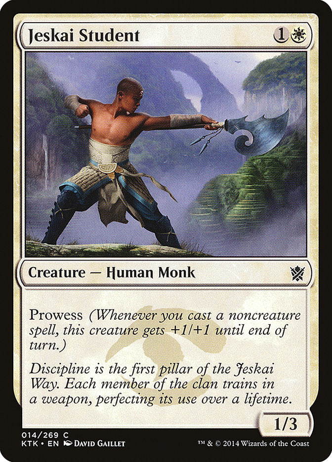 Jeskai Student (14) [Khans of Tarkir] | Odin's Place