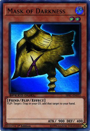 Mask of Darkness [SBSC-EN033] Ultra Rare | Odin's Place