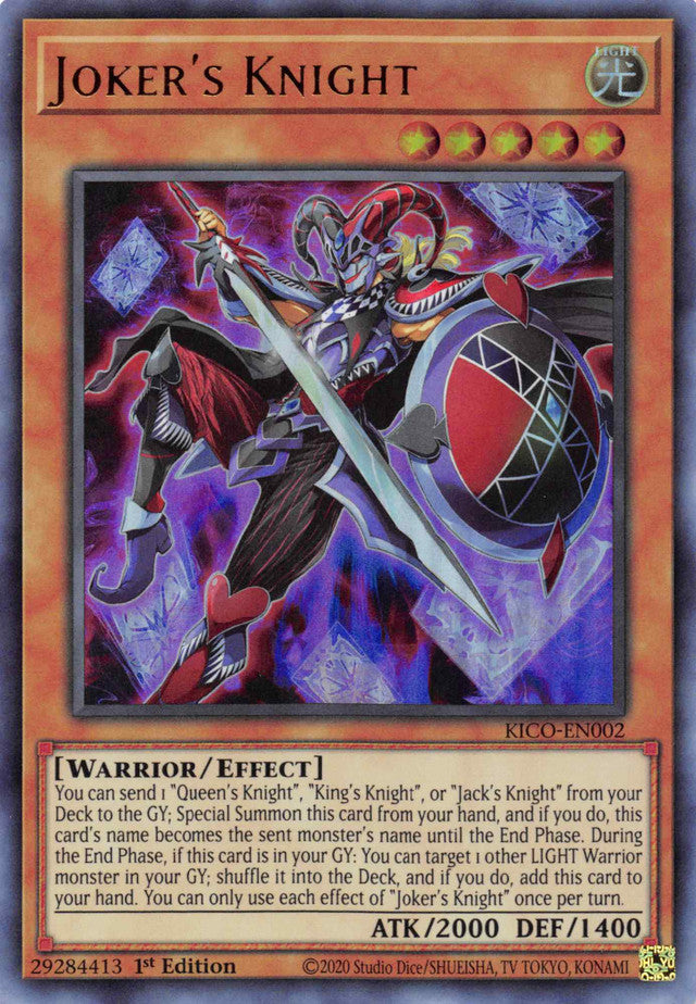 Joker's Knight (Ultra Rare) [KICO-EN002] Ultra Rare | Odin's Place