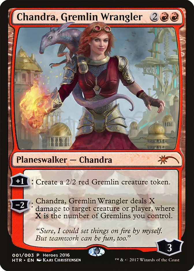 Chandra, Gremlin Wrangler [Heroes of the Realm] | Odin's Place