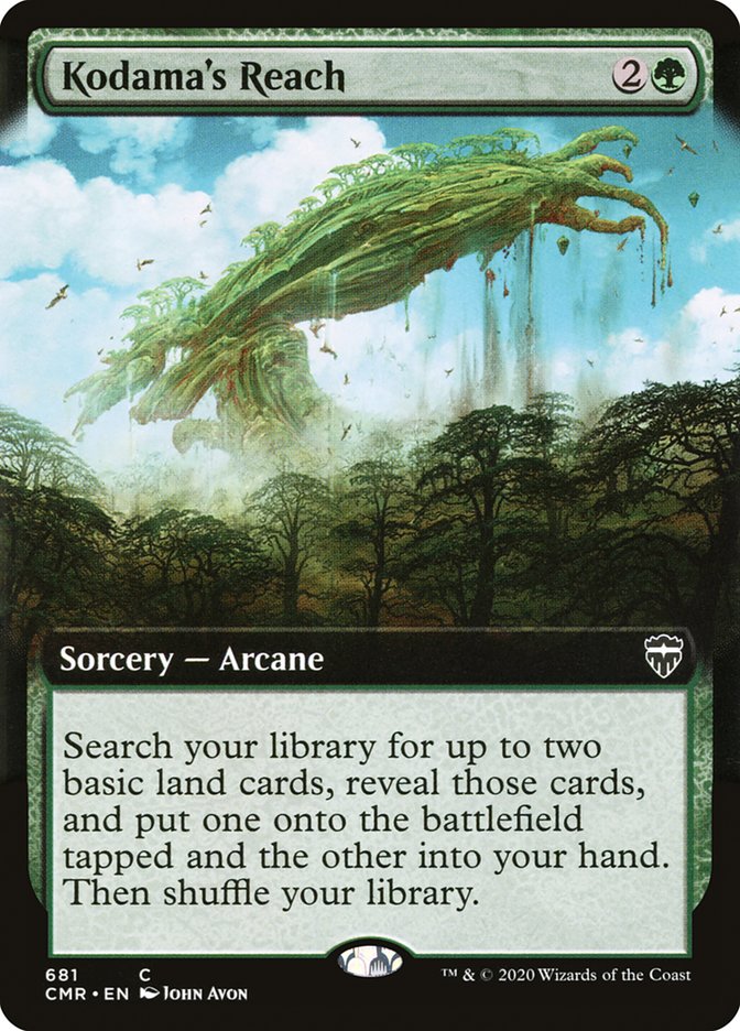 Kodama's Reach (Extended Art) [Commander Legends] | Odin's Place