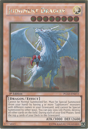 Judgment Dragon [PGLD-EN072] Gold Rare | Odin's Place