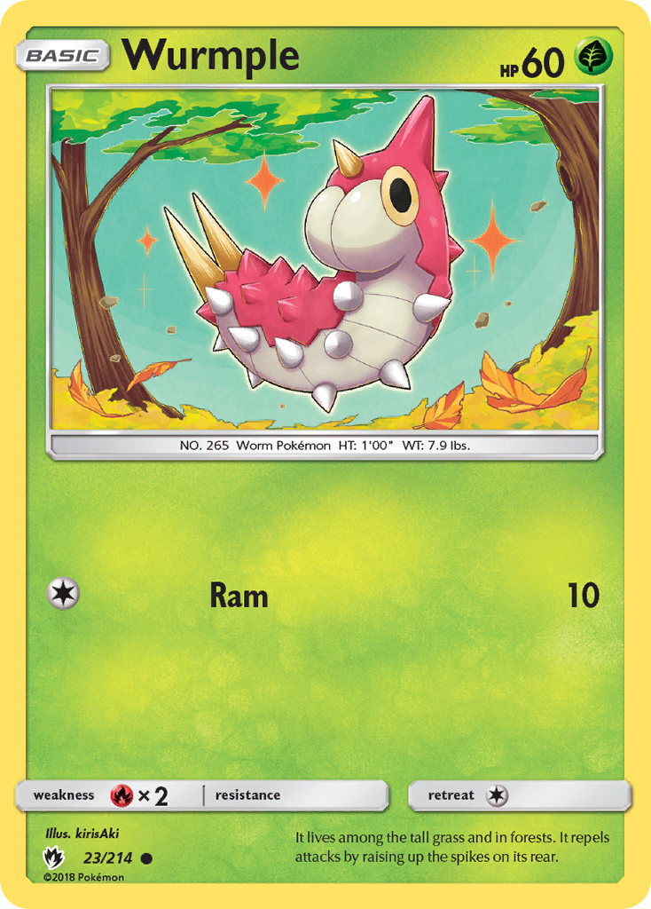 Wurmple (23/214) [Sun & Moon: Lost Thunder] | Odin's Place