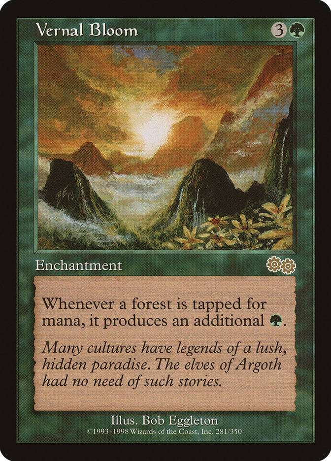 Vernal Bloom (281) [Urza's Saga] | Odin's Place