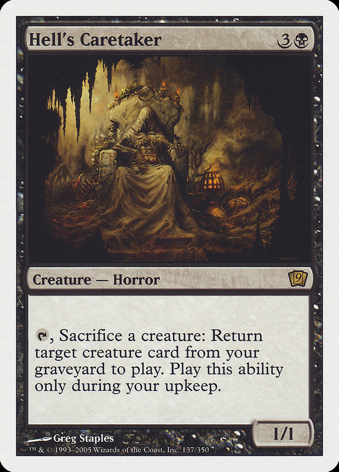 Hell's Caretaker (9th Edition) [Oversize Cards] | Odin's Place