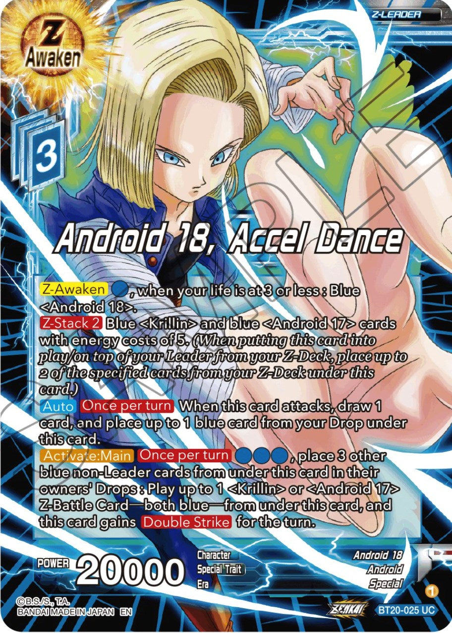Android 18, Accel Dance (BT20-025) [Power Absorbed] | Odin's Place