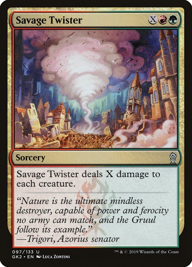 Savage Twister (97) [Ravnica Allegiance Guild Kit] | Odin's Place