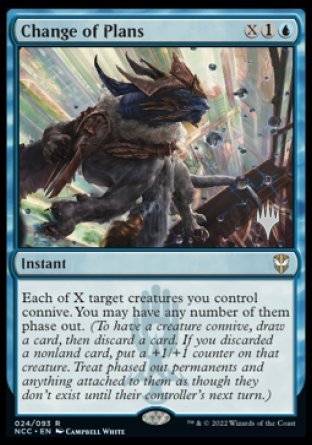 Change of Plans (Promo Pack) [Streets of New Capenna Commander Promos] | Odin's Place