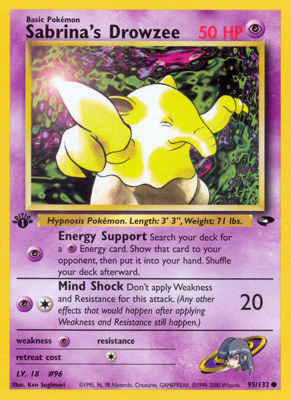 Sabrina's Drowzee (95/132) [Gym Challenge 1st Edition] | Odin's Place