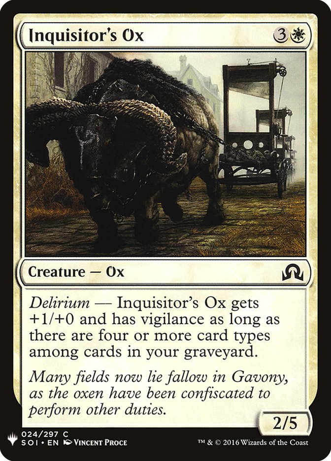 Inquisitor's Ox [Mystery Booster] | Odin's Place