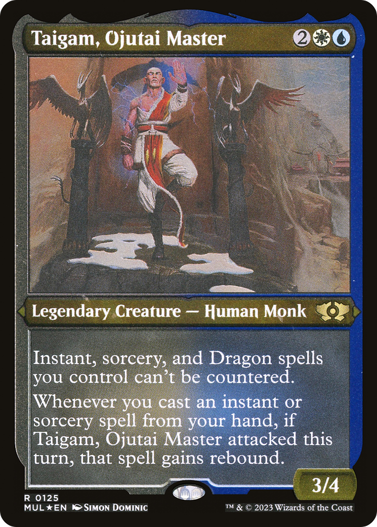 Taigam, Ojutai Master (Foil Etched) [Multiverse Legends] | Odin's Place