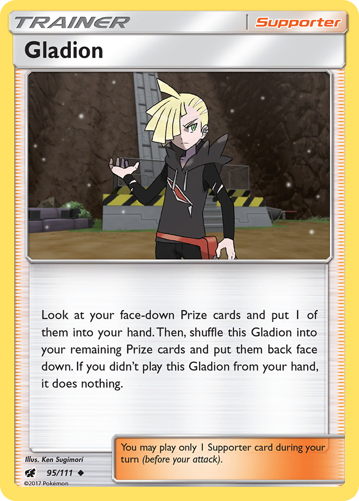 Gladion (95/111) [Sun & Moon: Crimson Invasion] | Odin's Place