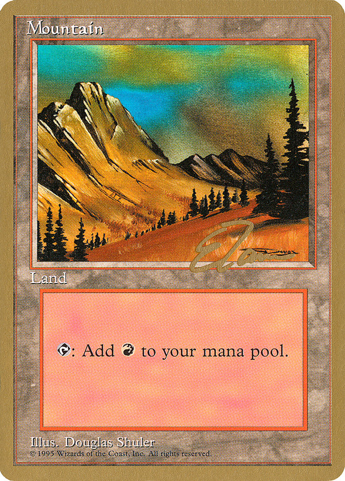 Mountain (et375) (Eric Tam) [Pro Tour Collector Set] | Odin's Place