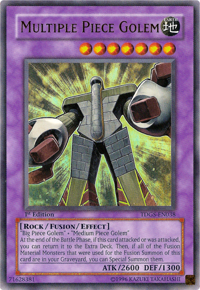 Multiple Piece Golem [TDGS-EN038] Ultra Rare | Odin's Place