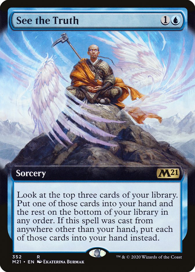 See the Truth (Extended Art) [Core Set 2021] | Odin's Place
