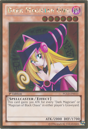 Dark Magician Girl [PGLD-EN033] Gold Rare | Odin's Place